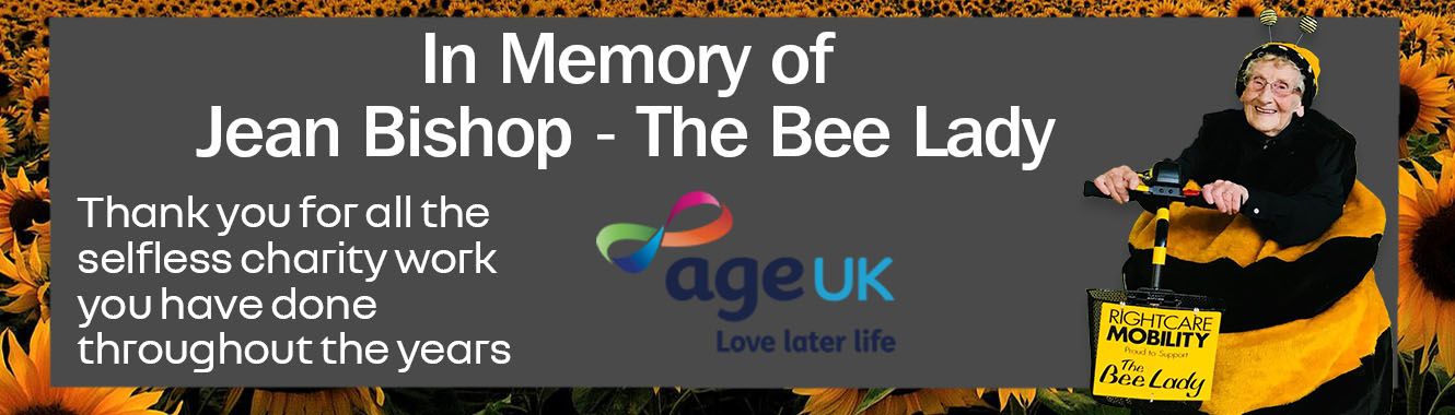 RightCare Mobility proudly supports Jean Bishop aka The Bee Lady